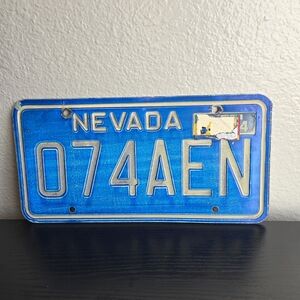 Vintage Nevada License Plate